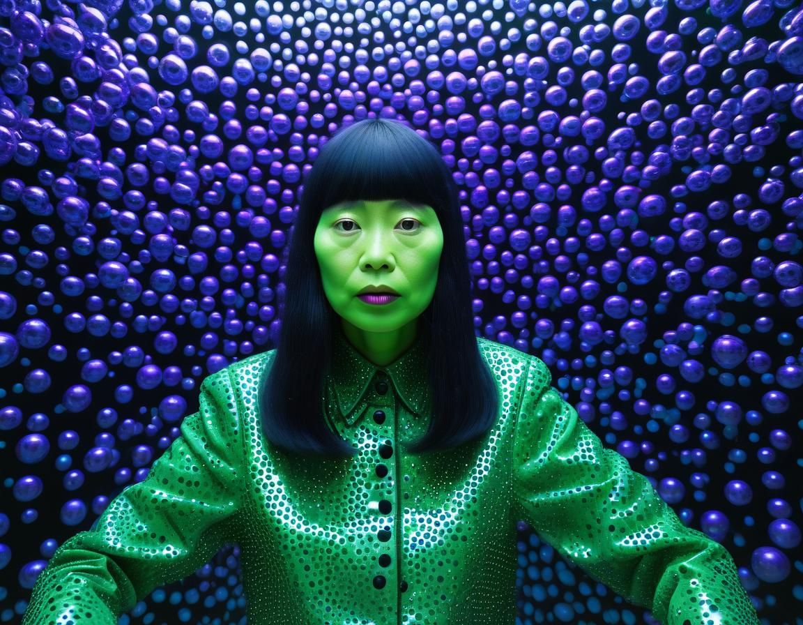 Abstract Art Inspired by Yayoi Kusama