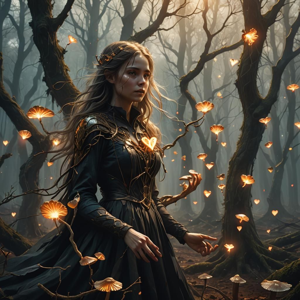 Ethereal Forest: Dark Fantasy Concept Art