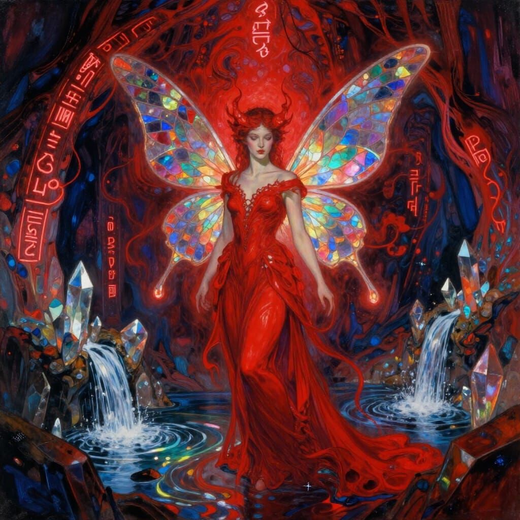 Crimson Tempest with ethereal fairy queen