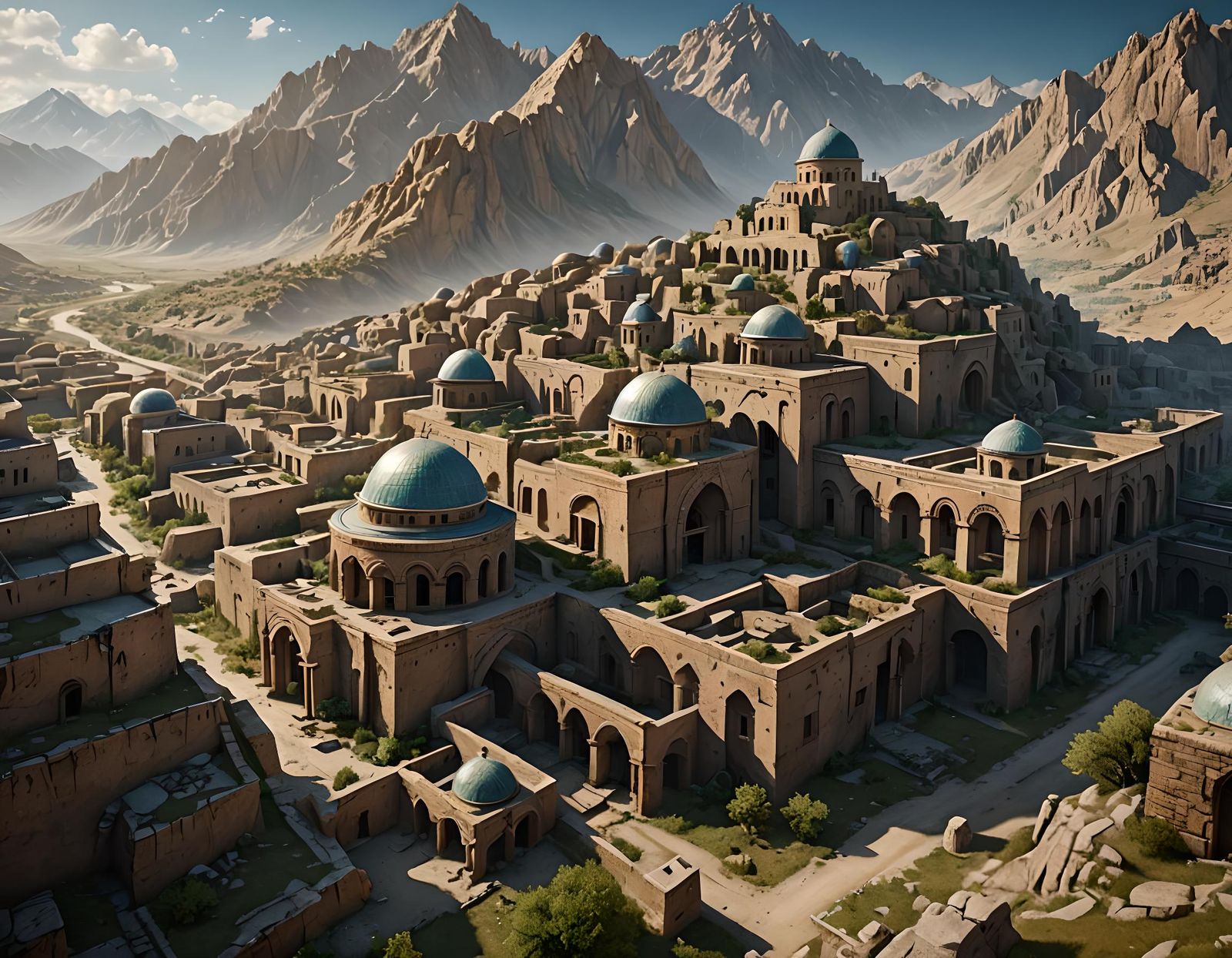 Lost Greek Cities: Detailed Matte Painting