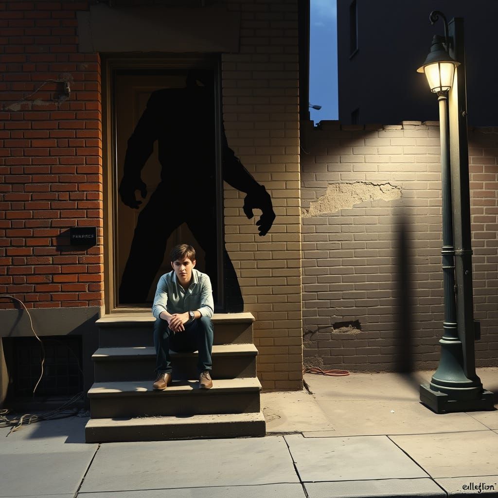 A Young Couple Confronts Shadow Man in Gritty 1980s East Vil...