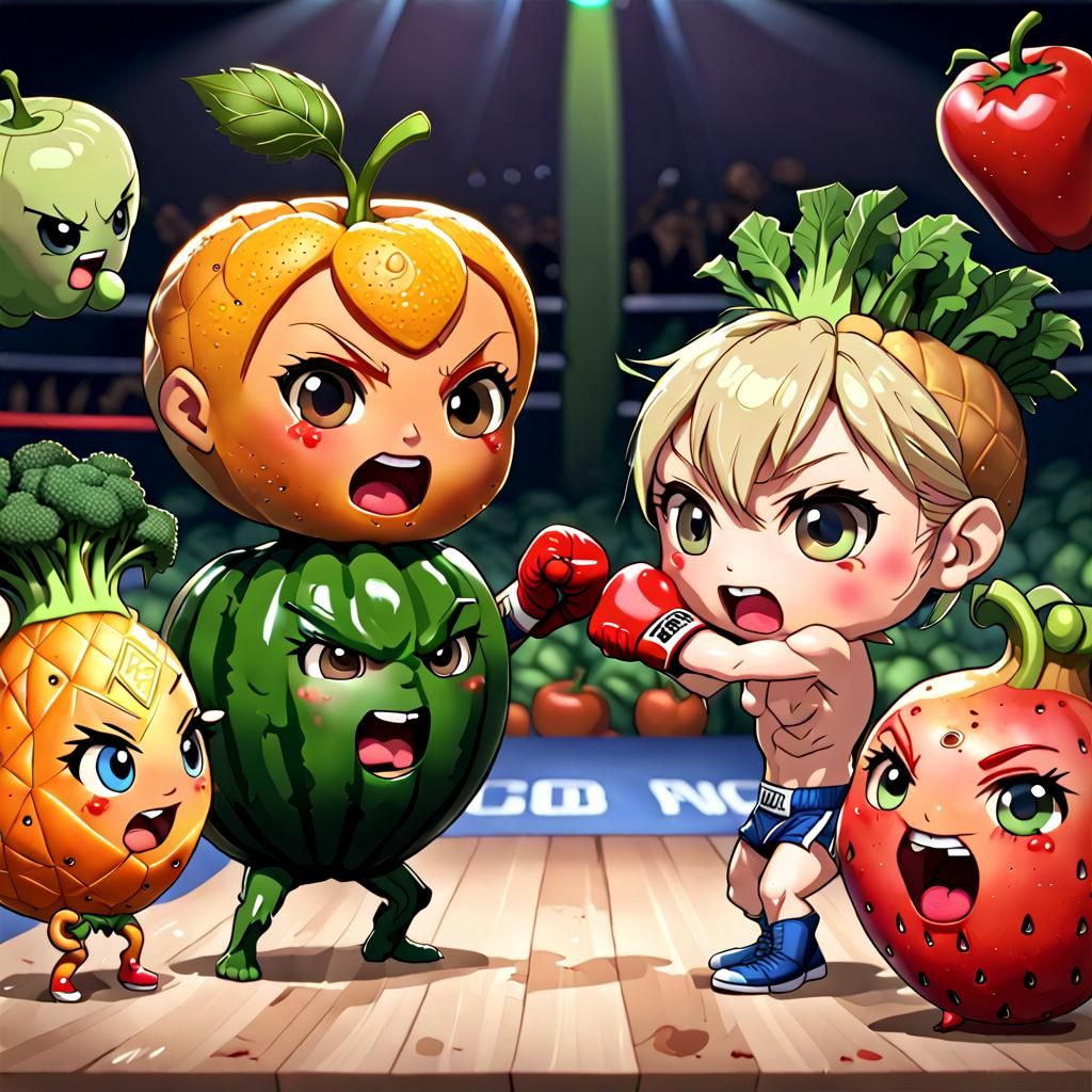 Chibi fight night