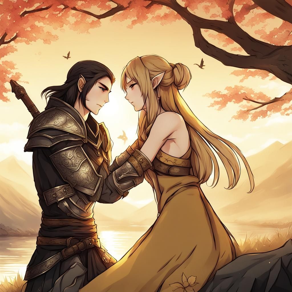 Skyrim romance, anime style