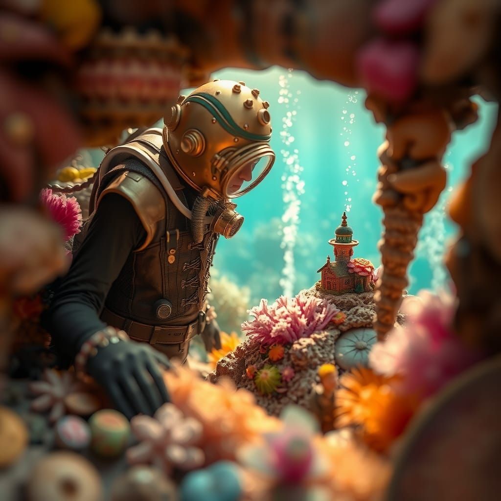 Miniature Coral Kingdom Discovered by Diver