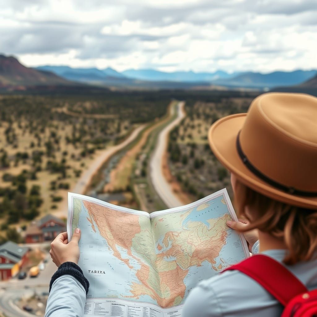 A Confused Traveler in the Middle of Nowhere