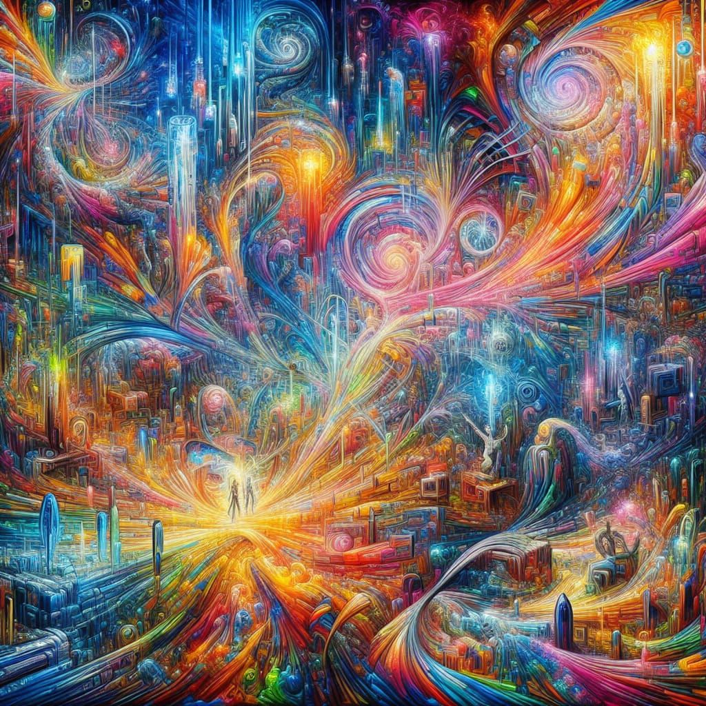 Psychedelic Neo-Surrealist Art: Confusion and Bewilderment