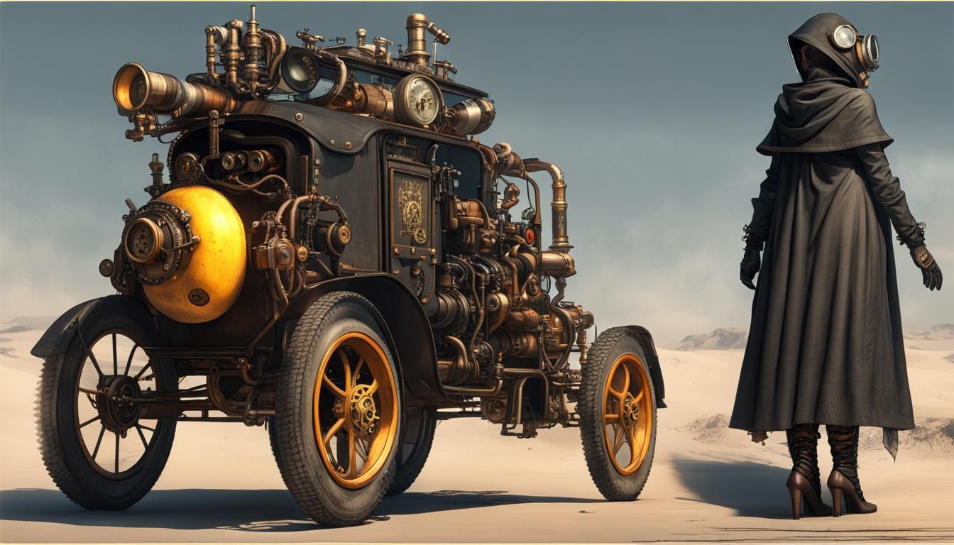 THE OWL, THE TREASURE HUNTER "A BEAUTIFUL WOMAN OF THE SCAVENGER FACTION OF #CROSSOUT WASTELAND,....#BIGBADPAPPAWOLF #WO...