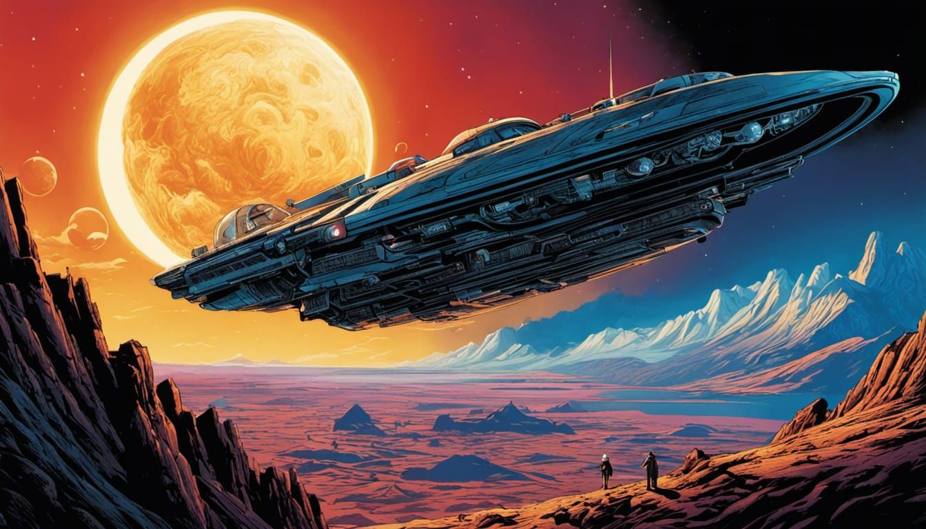 Space Spaghetti Western Gunman in Technicolor