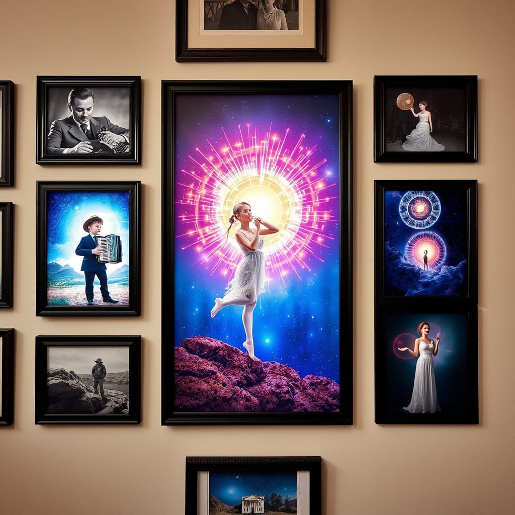 Surreal Family History in Framed Galaxy Portals