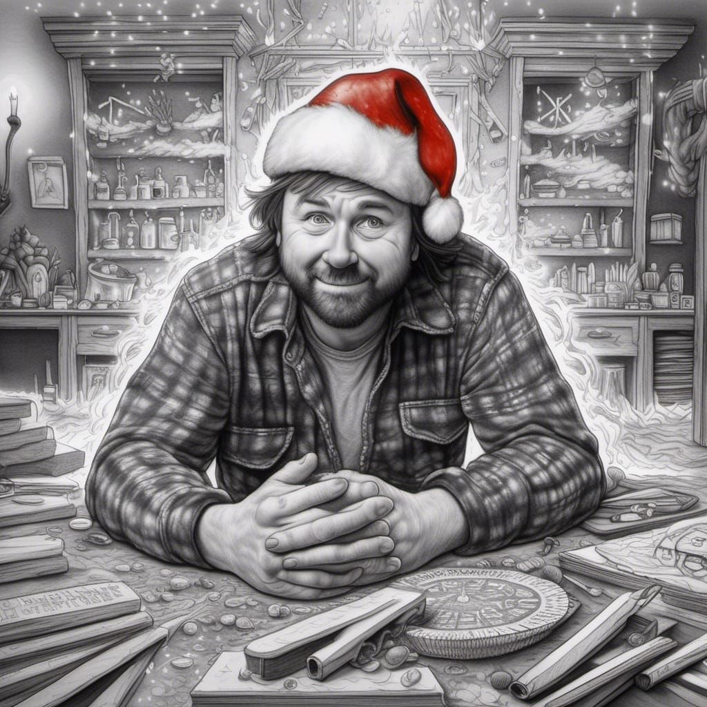 JOHN RITTER AT CHRISTMAS SMILING