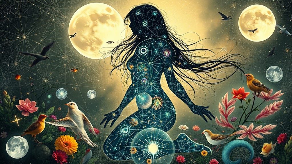 Ethereal Goddess Unfolds, Multi-Layered Mystical Worlds and ...