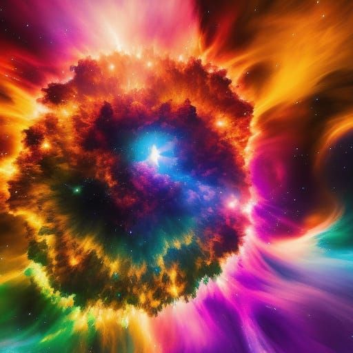 Cosmic explosion