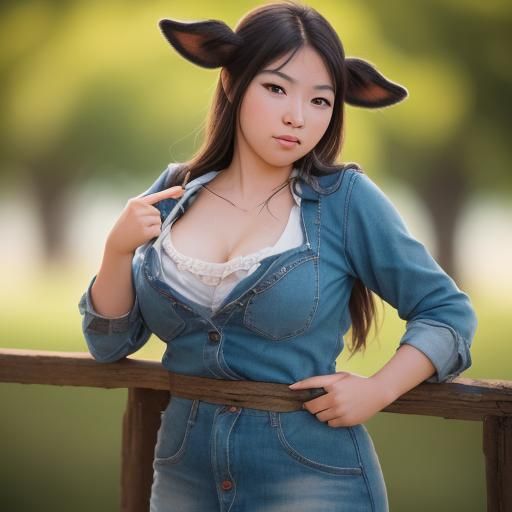 Professional Hucow Portrait in Natural Light