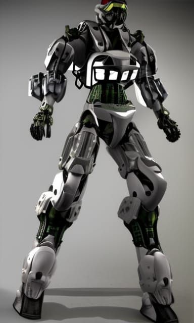 High Altitude Space Force recon power armor