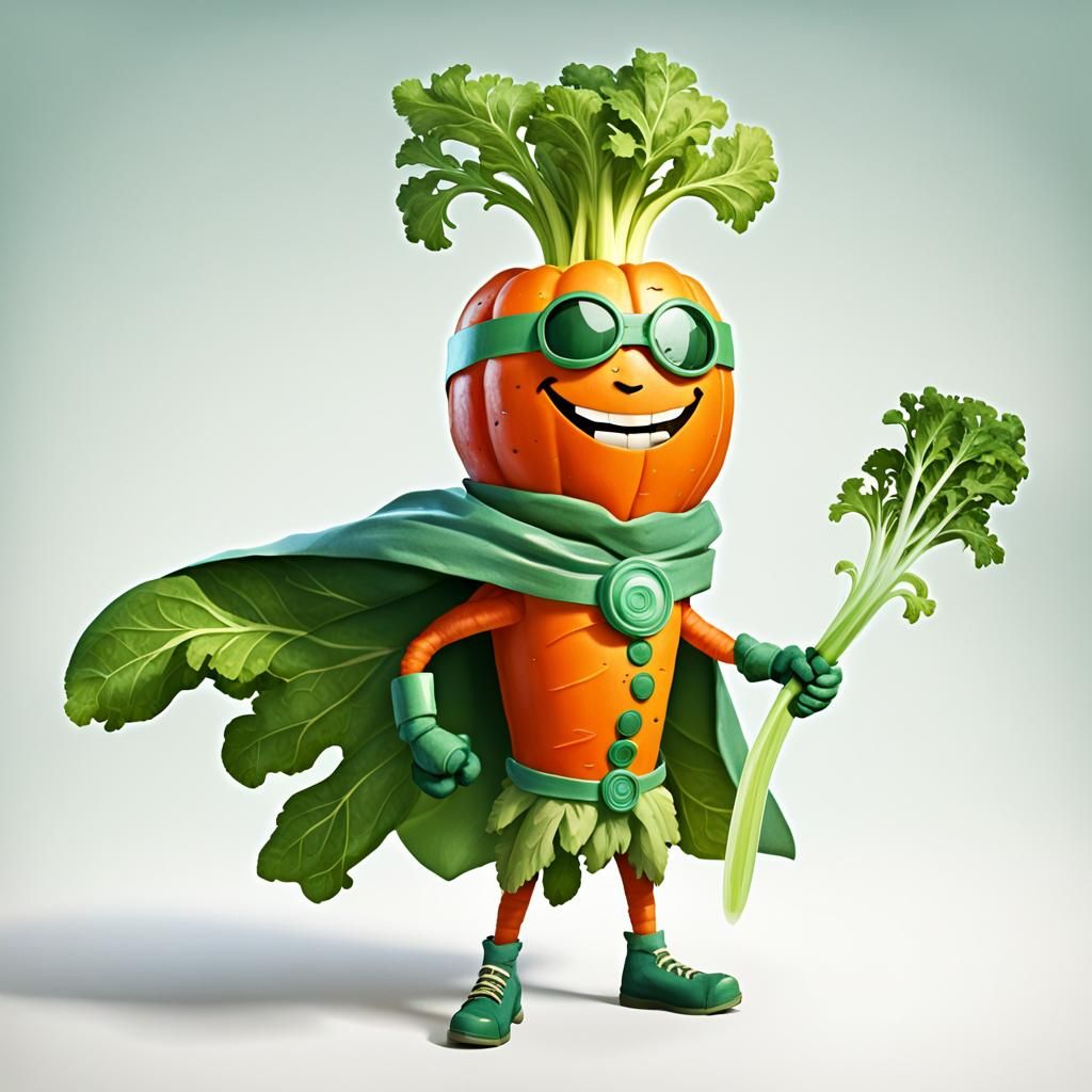 Captain Carrot: Veggie Superhero in Whimsical World
