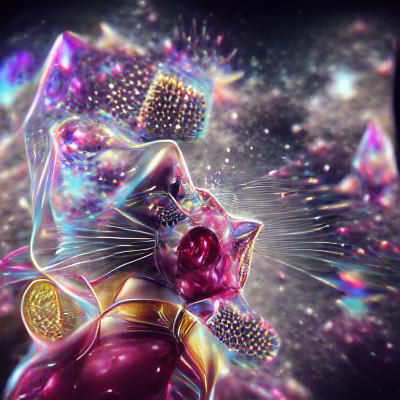 Killer Queen: Holographic Astral Cosmic Illustration