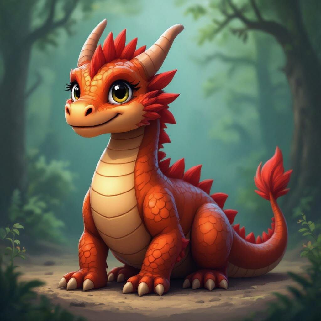 Dragon With Big Feet