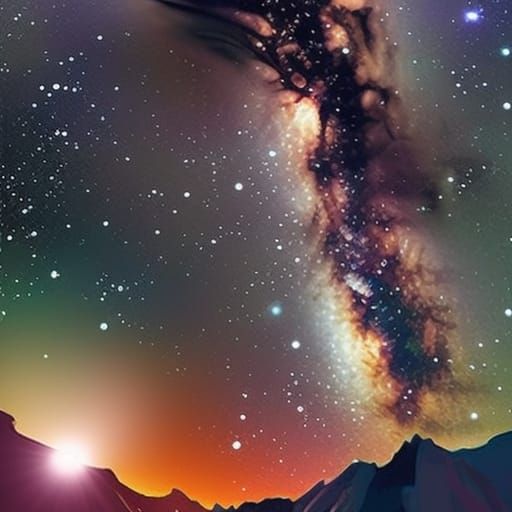 Spectacular Milky Way Galaxy in Hyperrealistic Detail