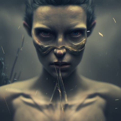 Lizard Emerges: Dark Fantasy Portrait in Unreal Engine