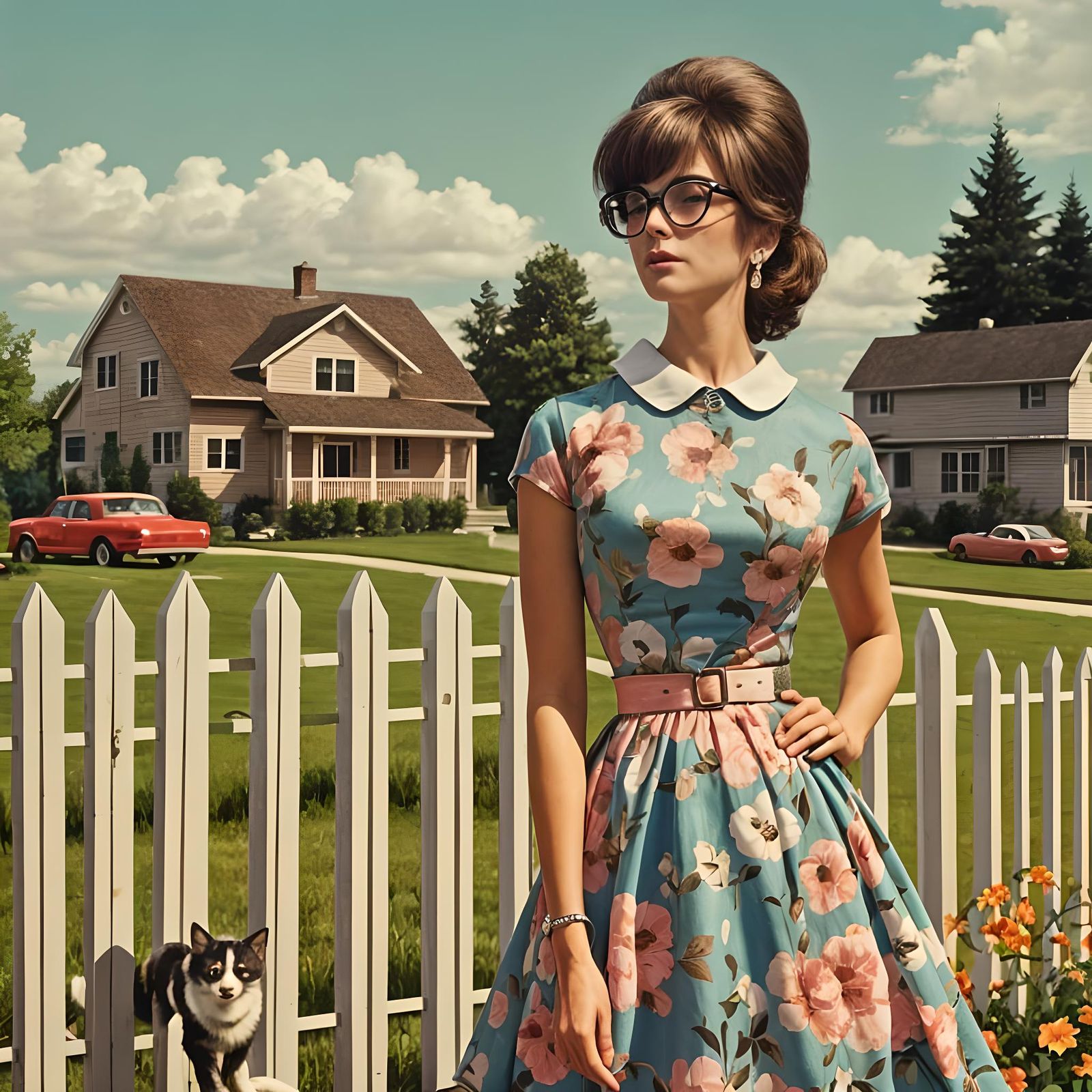1960s Bouffant Neighbor Woman