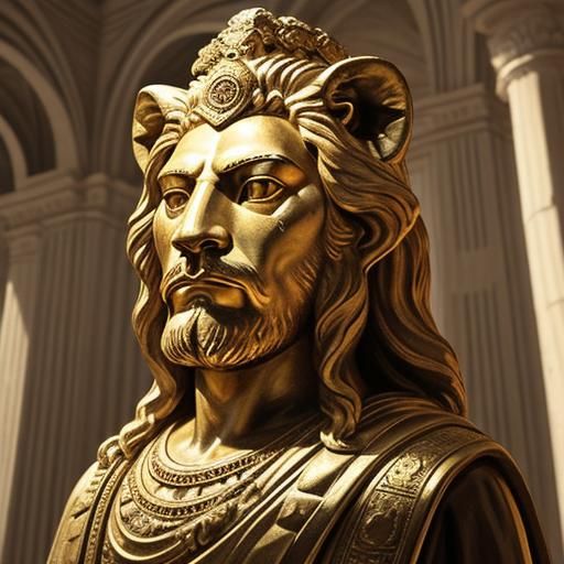 Sargon: Epic Portrait in Baroque Style