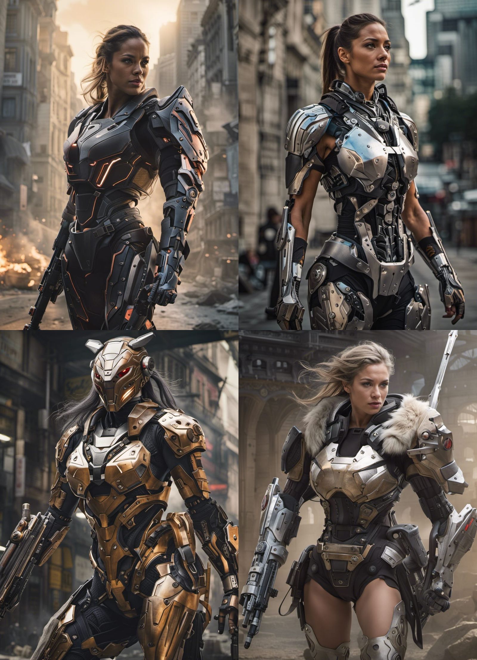 Cyborg Centaur Action Portrait in Unreal Engine 5