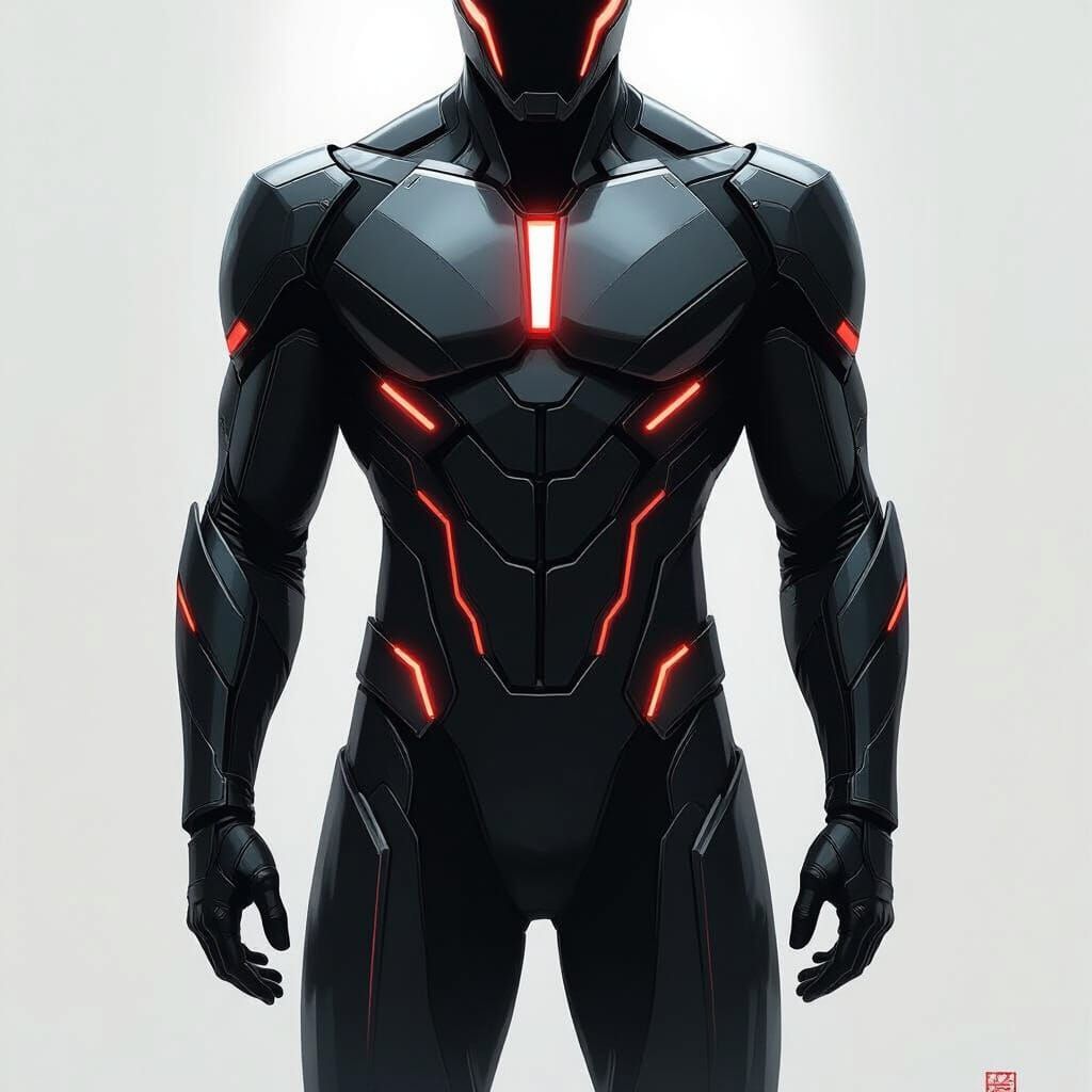 Futuristic Homelander Suit in Epic Fantasy Style
