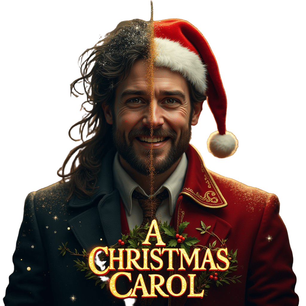 A Christmas Carol Book Cover: Greed and Redemption