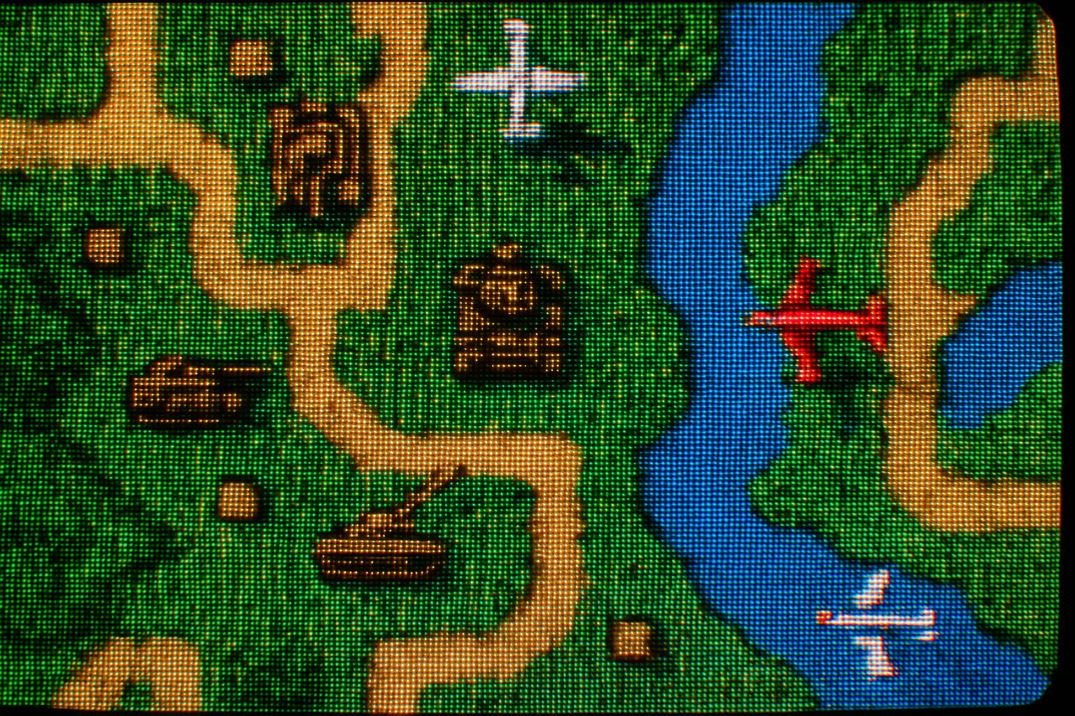 Retro 1980s Video Game Pixel Art