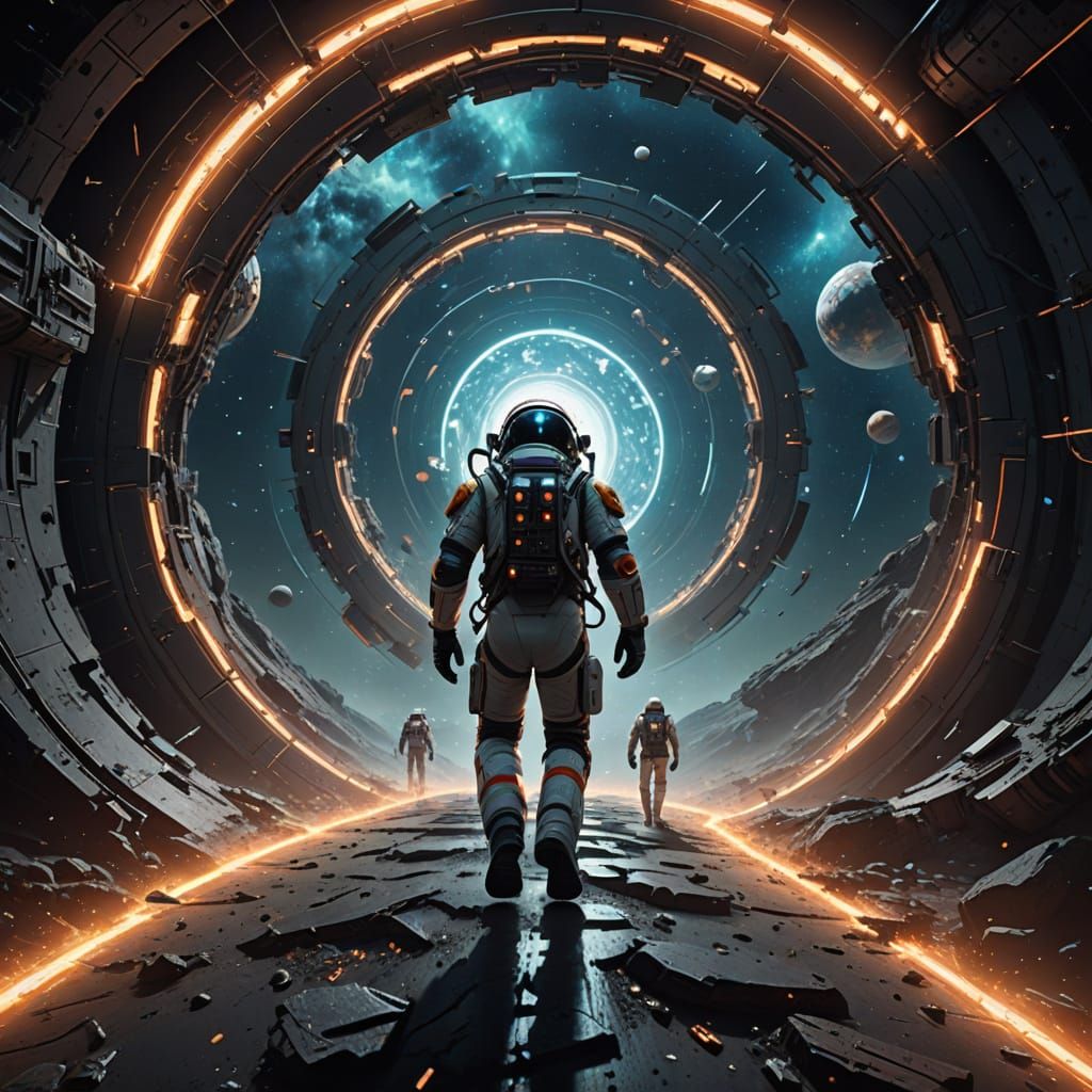 Astronauts Fall Through Ground To Alternate Dimension