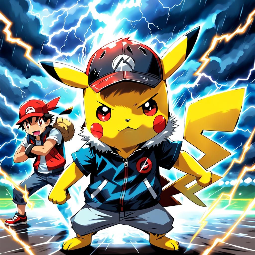 Pikachu & Ash