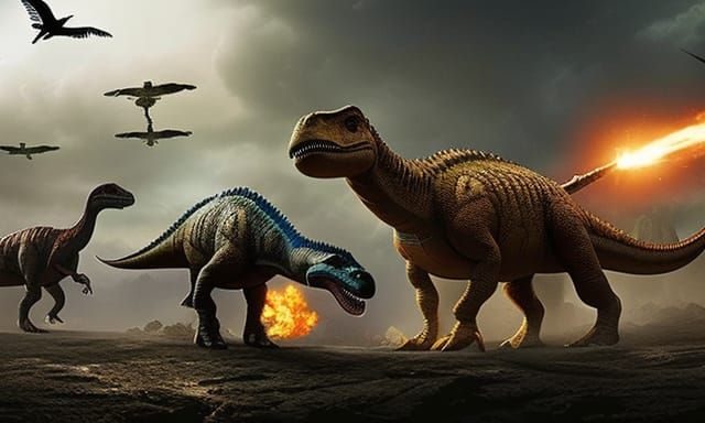 Dinosaurs, attack them all you like, their power and intelligence will leave you gasping for breath soon,