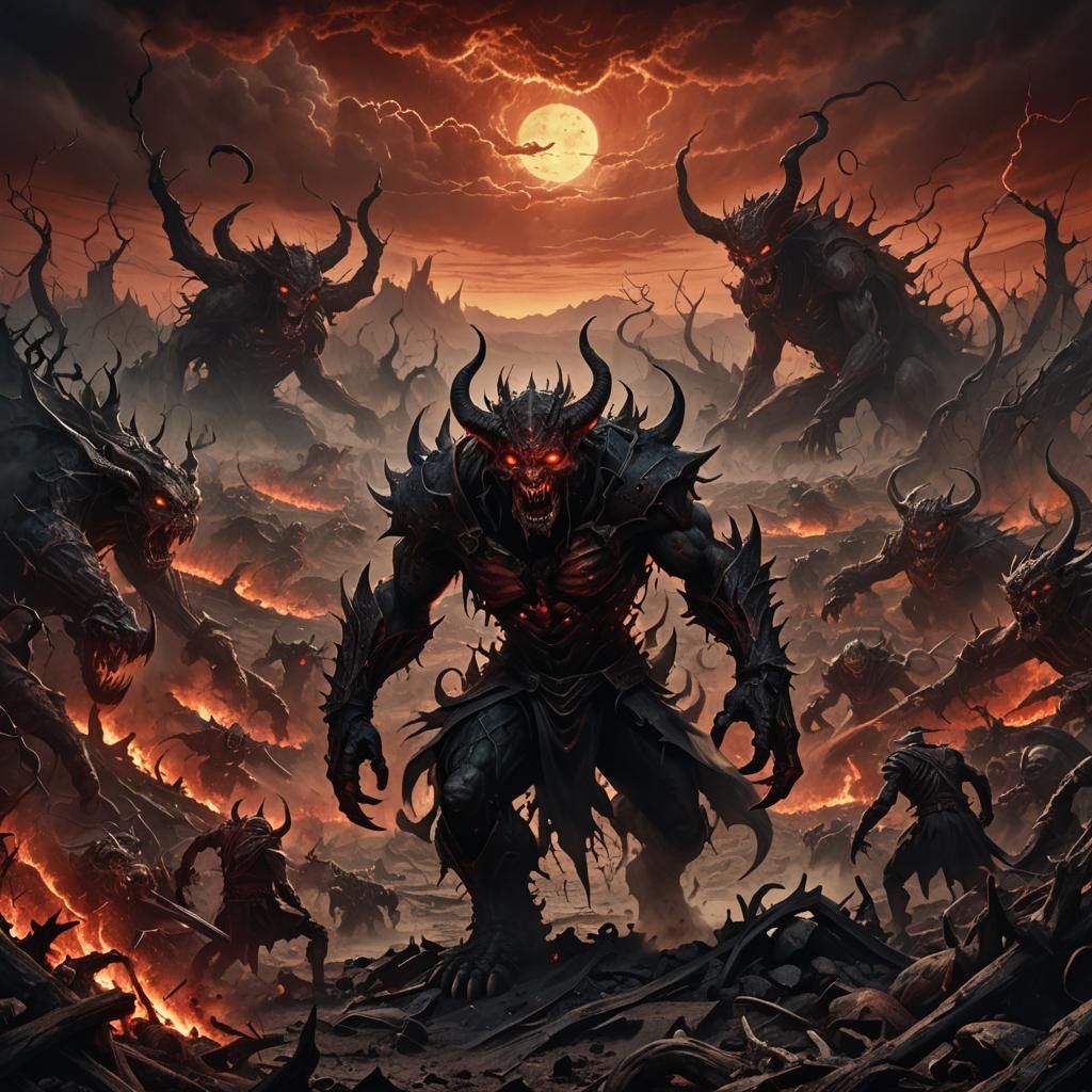 Demonic Wasteland Apocalypse: A Dark Fantasy Nightmare