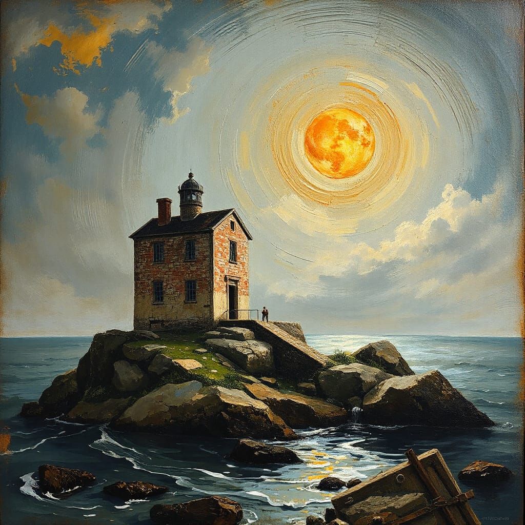 Enigmatic Portrait Inspired by Soutine and Rembrandt