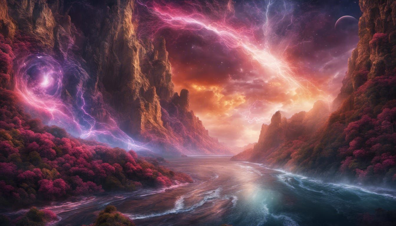 Flowing Energy: Awaken Intuition in Digital Painting