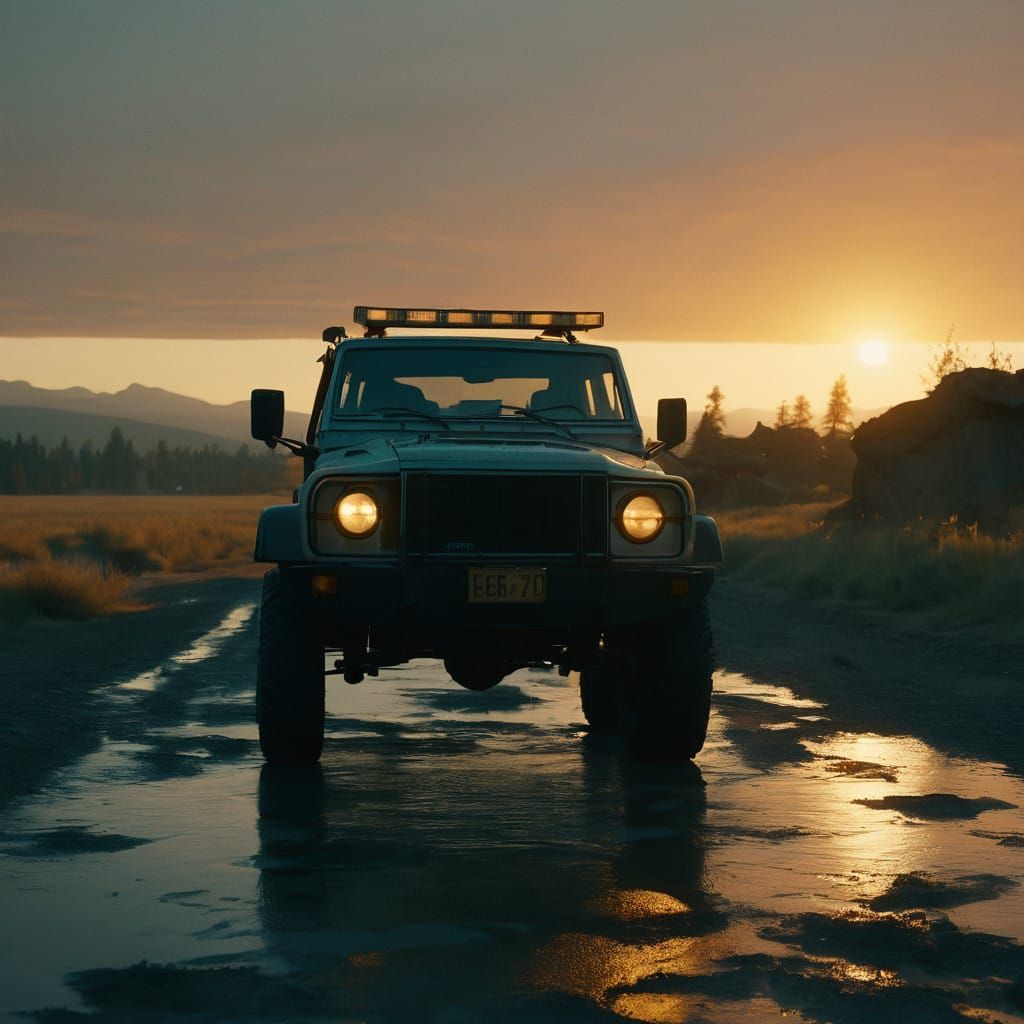 Sunny Day Elegance in Cinematic Style