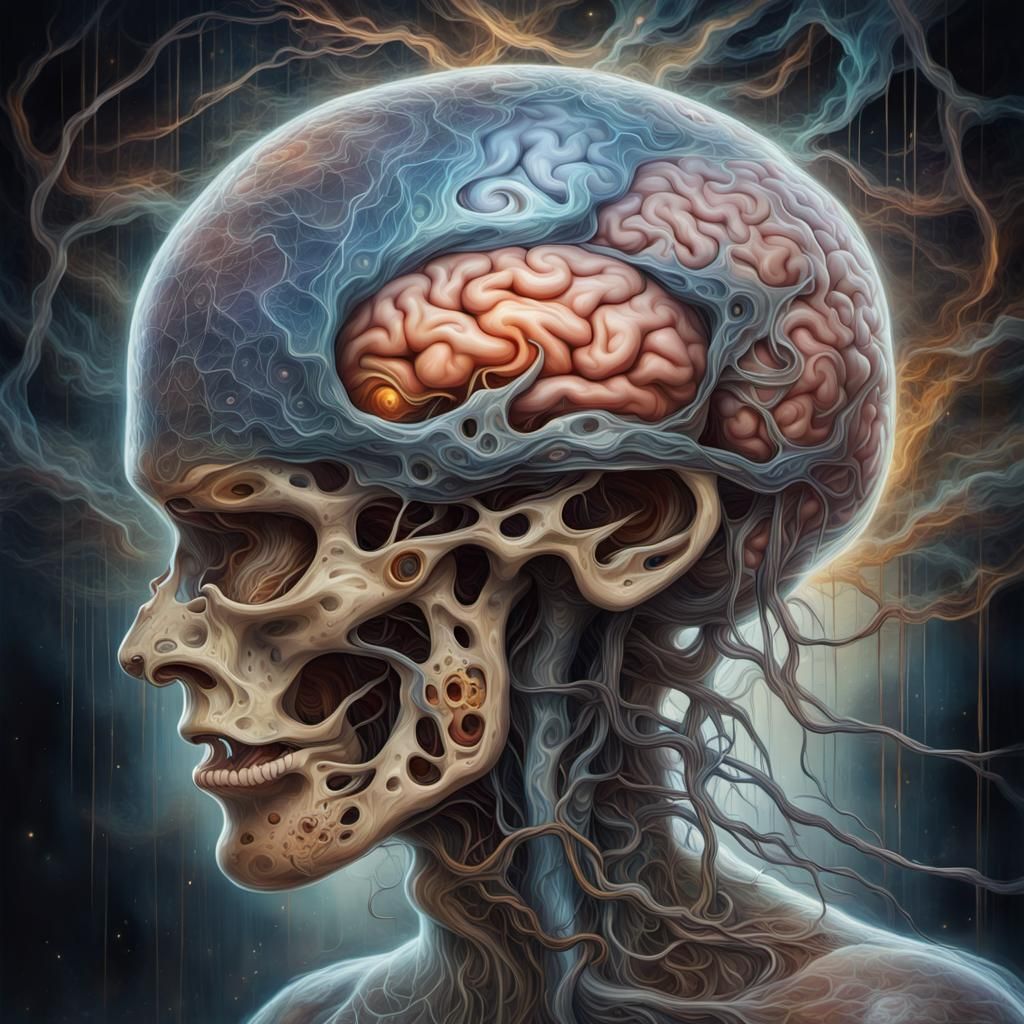 Anatomical Brain in Neural Network: Baroque Art