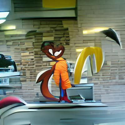 Miles Prower Working at McDonald's