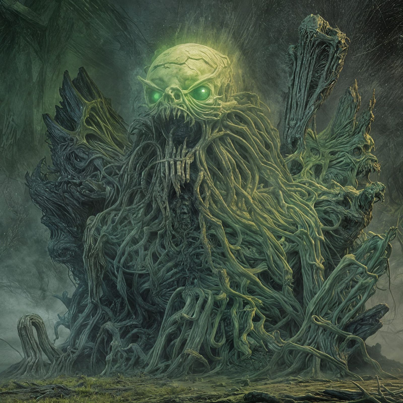 Decaying Creature Emerges from Shadows