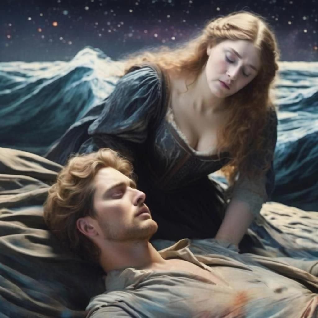 Tristan und Isolde: "Liebestod". Isolde follows Tristan into...