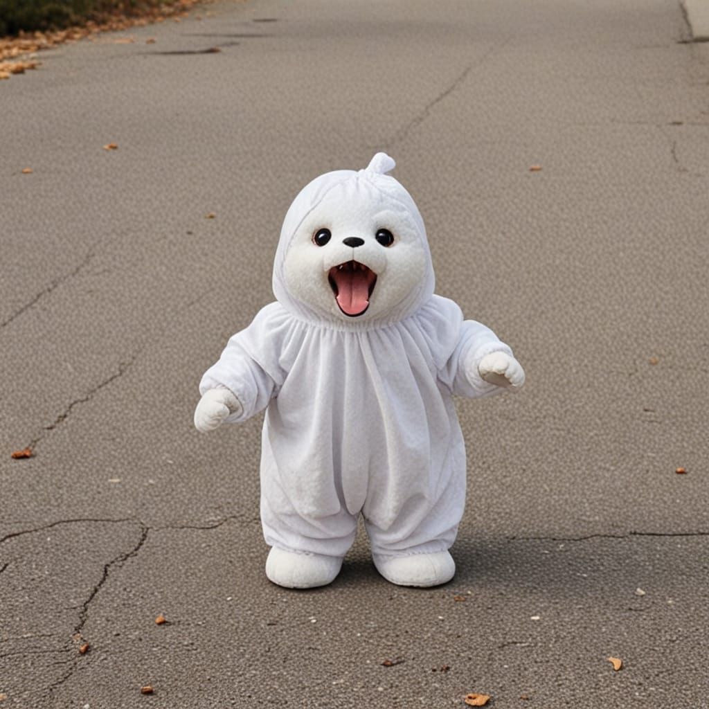 Mysterious Boo Appears in Ethereal Glow