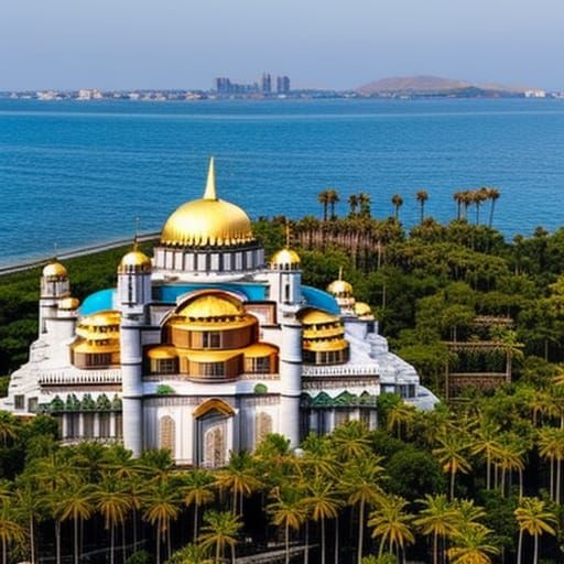 Orthodox Mega-Cathedral on Tropical Island
