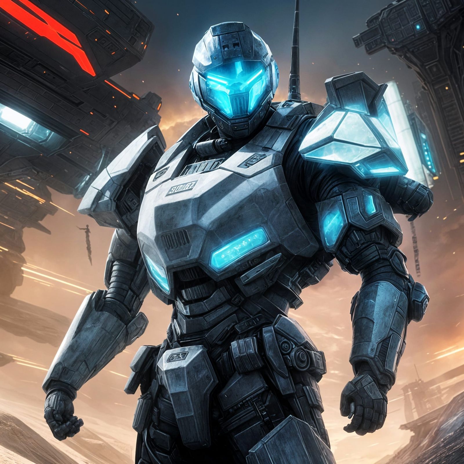 Starship Troopers Soldiers Ready for Battle