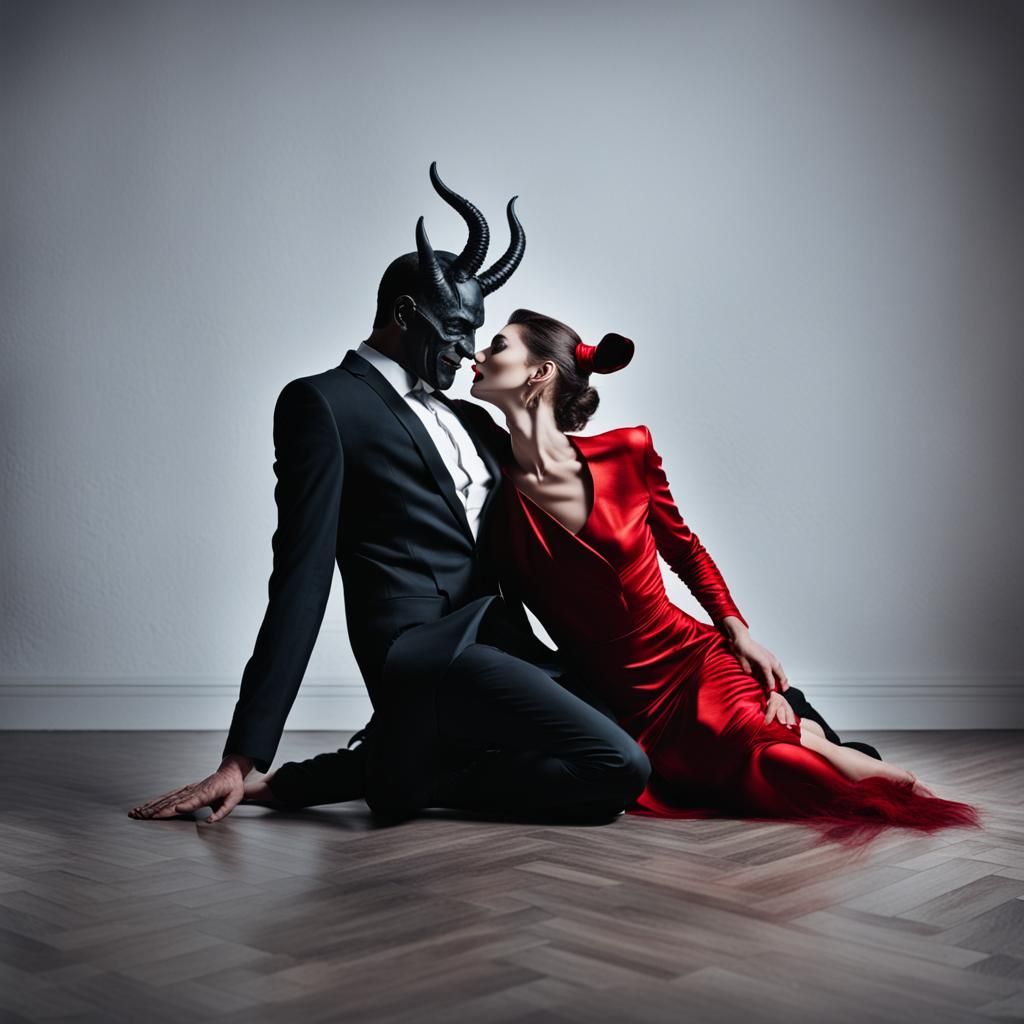Devil's Tango: A Romantic Embrace
