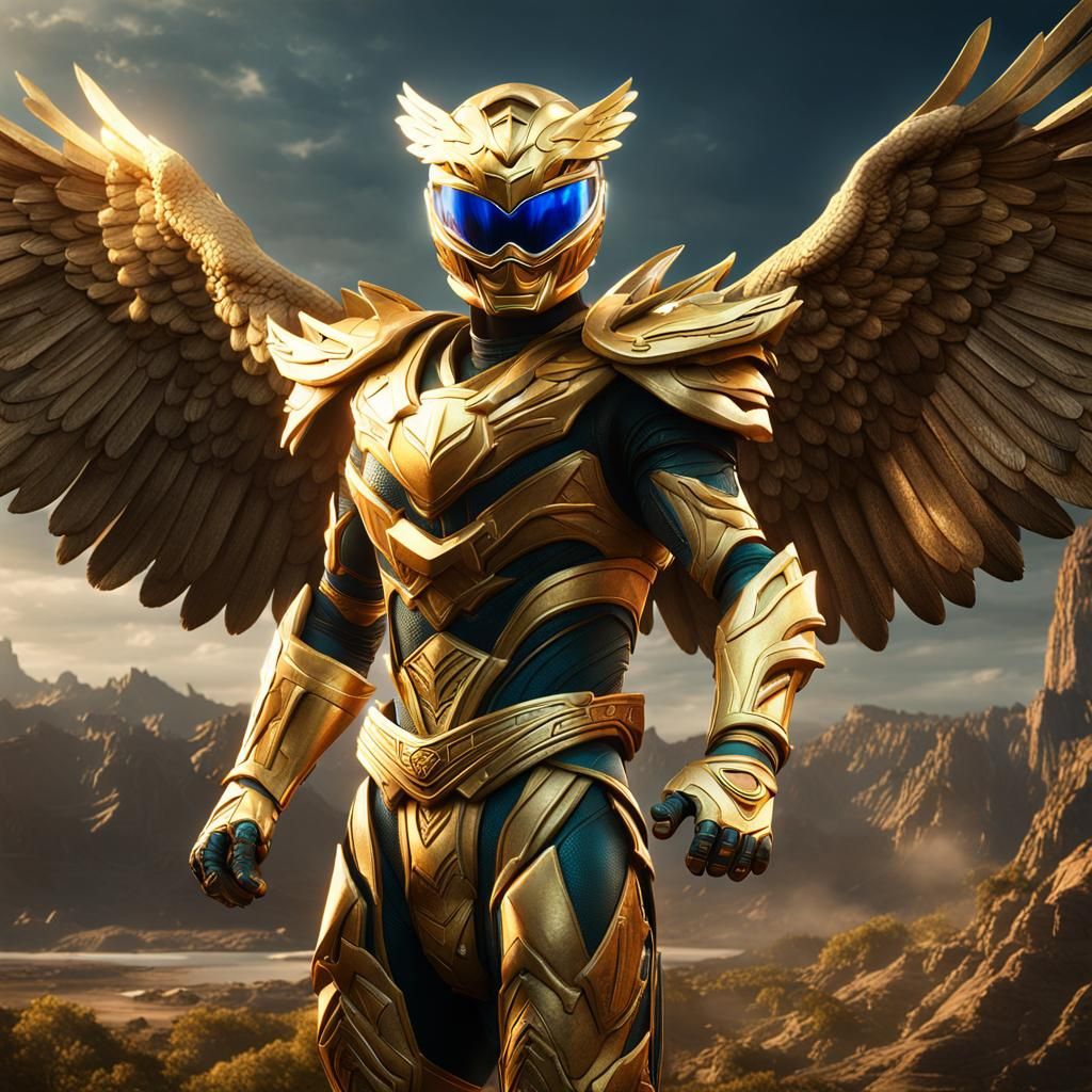 Gold Power Ranger spirit of the Eagle