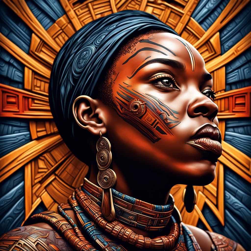 Pan-African Colors Graphic for Black History Month