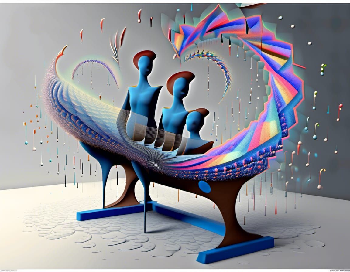 Surreal Reality: A Fractal Dreamscape in Vivid Color