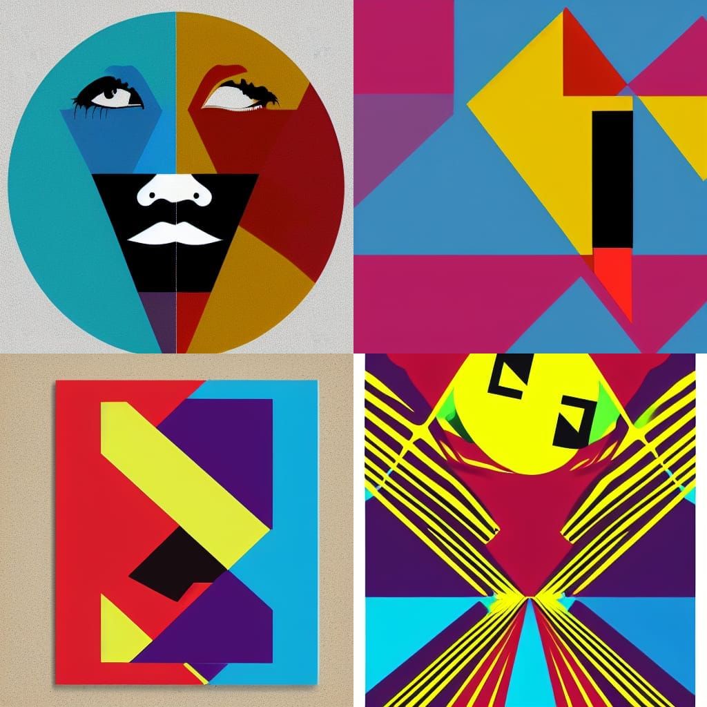 Pansexual Flag as Pop Art Screen Print