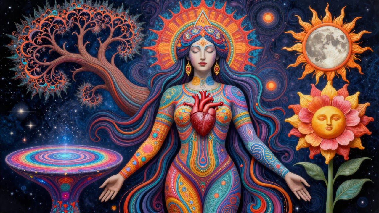 Infinite Consciousness and Enlightenment Art