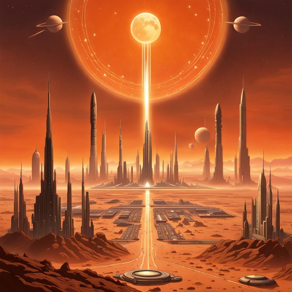 Marsport: Art Deco City on the Red Planet